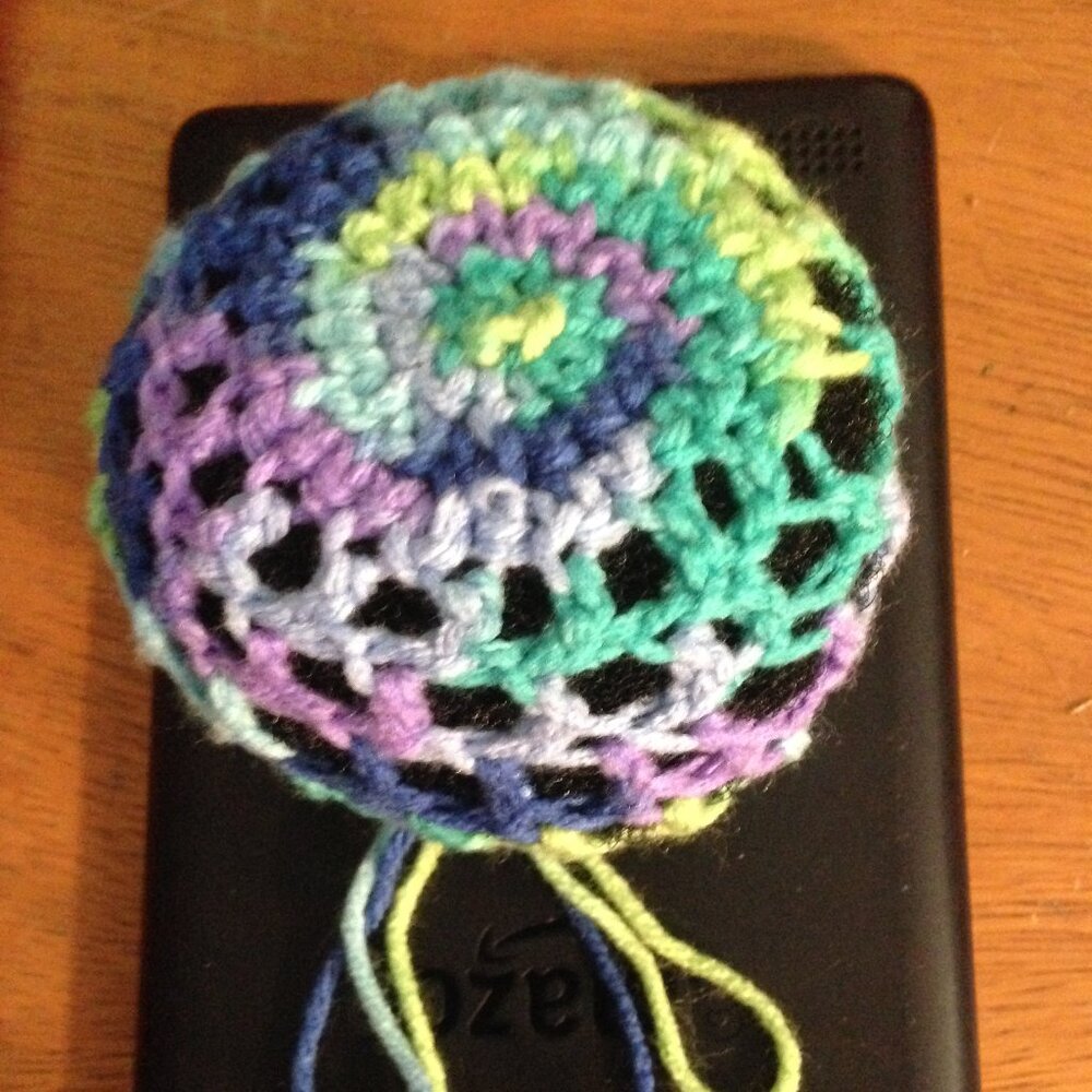 Crocheted bun holders